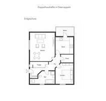 Charmante Doppelhaushälfte mit Balkon und Garten - Ostercappeln