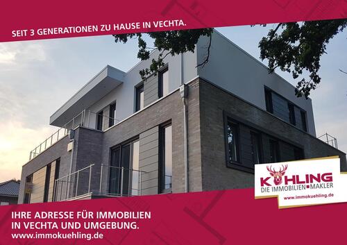 Foto - Standort Vechta-Hagen! Besondere 4- Zimmer Wohnung mit idyllischem Blick ins Grüne!