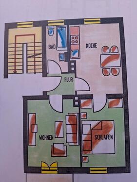 Foto - 2 Zimmer Hochparterre zum Kaufen in Würzburg