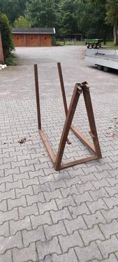 Foto - Holztransportbock, Palettengabel