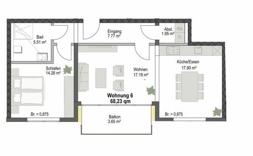 Foto - 2 Zimmer Etagenwohnung zur Miete in Simmerath