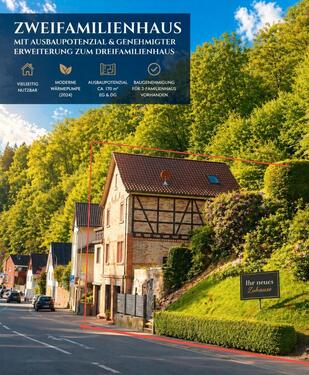 Foto - Zweifamilienhaus mit Genehmigung für 3-Familienhaus