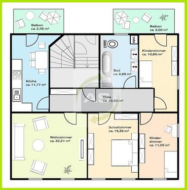 Foto - 4 Zimmer Erdgeschoßwohnung zur Miete in Zwickau
