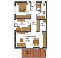 Sonnige und helle 3 Zimmer Wohnung in Neukirchen vorm Wald