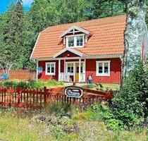 Rot-weißes Schwedenhaus 