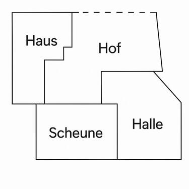 Foto - Halle + Haus + Scheune + Hof - 2.795,00&nbsp;EUR Kaltmiete, ca.&nbsp; 6,50&nbsp;m&sup2;