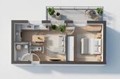 Foto - 2 Zimmer Etagenwohnung zur Miete in Waldsassen