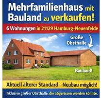 Mehrfamilienhaus mit Halle und Bauland in Hamburg-Neuenfelde