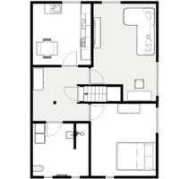 Charmante Dachgeschosswohnung mit Garten in Bracht-Hülst - Brüggen