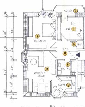 Foto - 3 Zimmer Etagenwohnung zur Miete in Kulmbach