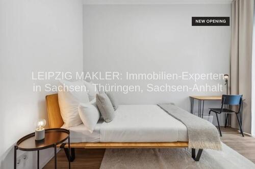 Foto - Privates, möbliertes Zimmer im modernen Co-Living Apartment - All-Inclusive im Zentrum von Leipzig