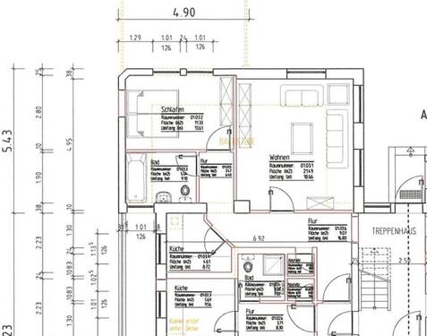Foto - frisch sanierte 2 Zimmer, Küche, Bad -Wohnung mit Stellplatz