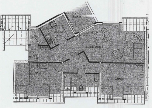 Foto - 3-Zi.-DG Whg mit Balkon in Eberbach-Stadt