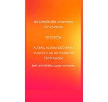 WG ZIMMER ALTONA - 600,00 EUR Kaltmiete, ca. 20,00 m² in Hamburg (PLZ: 22767) Hamburg-Mitte WG ZIMMER ALTONA - 600,00 EUR Kaltmiete, ca. 20,00 m² in Hamburg (PLZ: 22767) Hamburg-Mitte