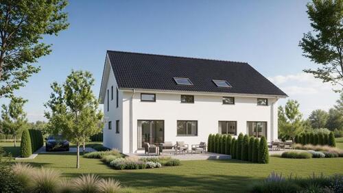 Foto - Bezugsfertige Neubau-DHH in Weinstadt inkl. Grundstück *prov.frei