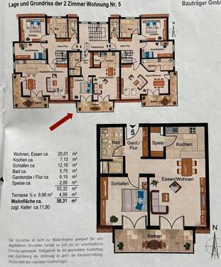 Foto - 2 Zimmer Etagenwohnung zur Miete in Rothenburg ob der Tauber