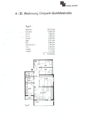Foto - Zimmer in einer 2er WG - 400,00&nbsp;EUR Kaltmiete, ca.&nbsp; 84,00&nbsp;m&sup2;