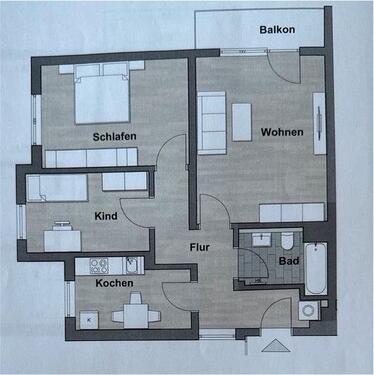 Foto - 3 Zimmer Etagenwohnung zur Miete in Würzburg