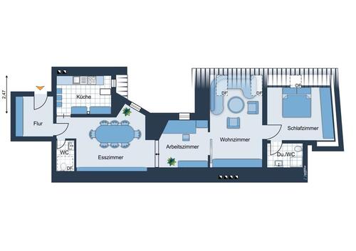 Foto - Etagenwohnung zur Miete in Halle (Saale)