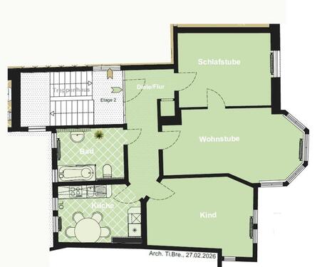 Foto - Prima Altbauwohnung zu vermieten!