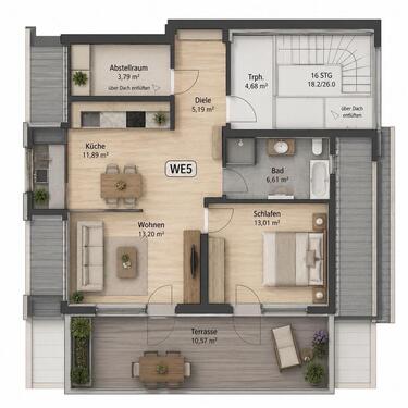 Foto - 2 Zimmer Einfamilienhaus zur Miete in Borken