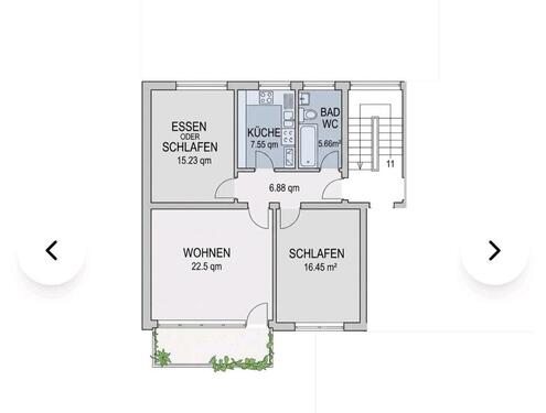 Foto - Kernsanierte 3 Zimmer Wohnung in Calw-Heumaden