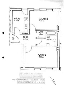 Foto - Helle 2-Zimmer-Wohnung im beliebten Lotsenviertel von Cuxhaven