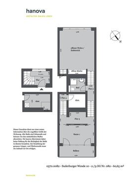 Foto - 2 Zimmer Maisonettenwohnung zur Miete in Hannover