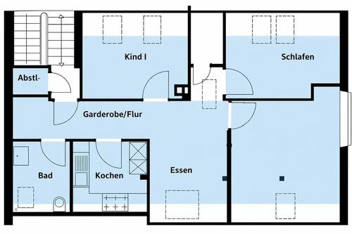 Foto - 3‑Zimmer‑Wohnung in Nersingen mit EBK, inkl. aller NK