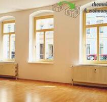 Freundliche Büroräume oder ihre 2-Raum-Wohnung mit Einbauküche im Hochparterre - Chemnitz Hilbersdorf