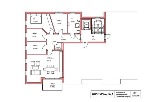 Foto - Wohnung mit 5,5 Zimmer - 1.280,00&nbsp;EUR Kaltmiete, ca.&nbsp; 118,00&nbsp;m&sup2;