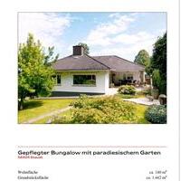 Bungalow, gepflegt mit paradiesischem Garten - Mogendorf