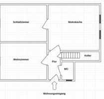 Erdgeschosswohung mit eigenem Eingang 50 qm - Oer-Erkenschwick