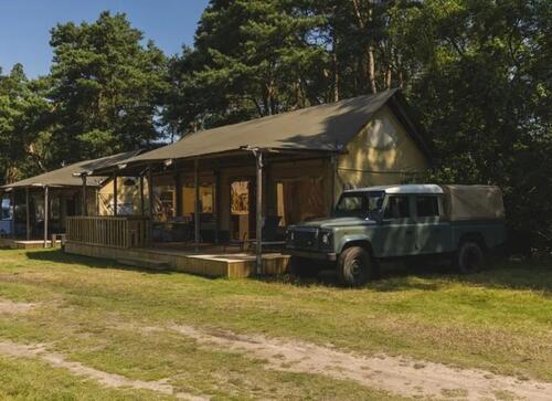 Foto - Luxuriöses Safarizelt auf Campingplatz