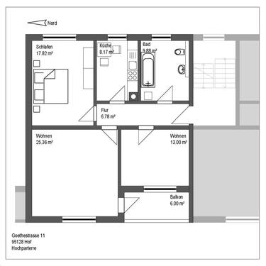Foto - Etagenwohnung zum Kaufen in Hof