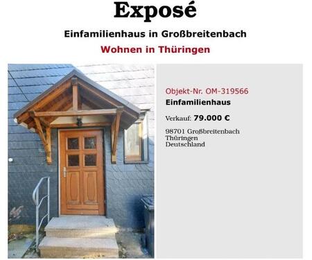Foto - Einfamilienhaus Haus Großbreitenbach VB