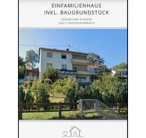 Einfamilienhaus mit Baugrundstück und Rheinblick - Weiler bei Bingen