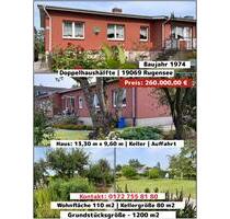 Doppelhaushälfte in Rugensee - 260.000,00&nbsp;EUR Kaufpreis, ca.&nbsp; 110,00&nbsp;m&sup2; in Lübstorf (PLZ: 19069)