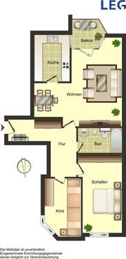 Foto - 3 Zimmer Etagenwohnung zur Miete in Wuppertal