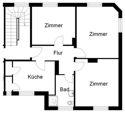 Foto - 3 Zimmer Etagenwohnung zur Miete in Osnabrück