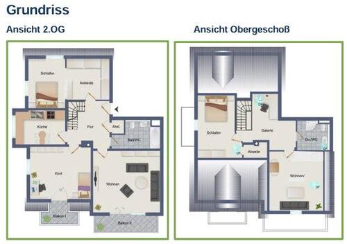 Foto - 5 Zimmer Maisonettenwohnung zur Miete in Welden