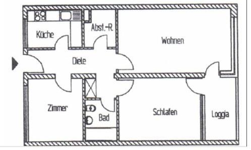 Foto - Etagenwohnung in Bad Pyrmont zur Miete