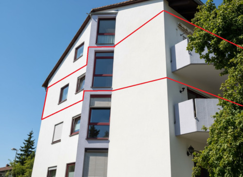 Foto - Helle 2-Zimmer-Eckwohnung 69 qm mit Balkon-prov.frei