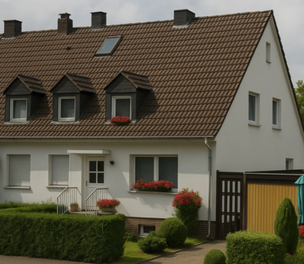 Foto - Reihenendhaus mit Garten und Garage