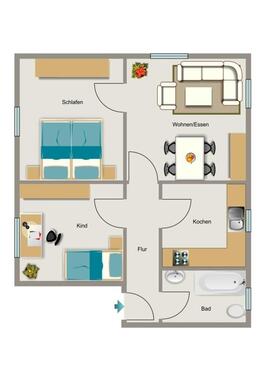 Foto - Etagenwohnung zur Miete in Moers