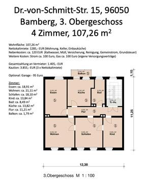 Foto - 4-Zimmer-Altbauwohnung in Bamberg, zentrumsnah