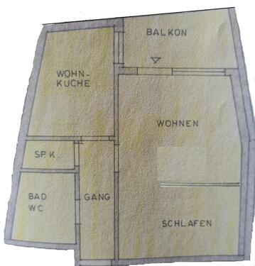 Foto - 1,5 Zi Wohnung in Walldürn OT - 398,00&nbsp;EUR Kaltmiete, ca.&nbsp; 41,00&nbsp;m&sup2;