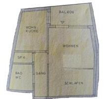 1,5 Zi Wohnung in Walldürn OT - 398,00&nbsp;EUR Kaltmiete, ca.&nbsp; 41,00&nbsp;m&sup2; in Walldürn (PLZ: 74731)