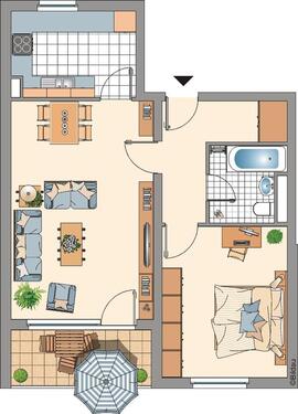 Foto - 2 Zimmer Etagenwohnung zur Miete in Heiligenhaus