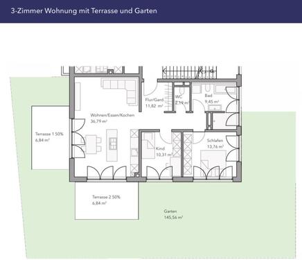 Foto - 3 Zimmer Mehrfamilienhaus, Wohnhaus in Aichach